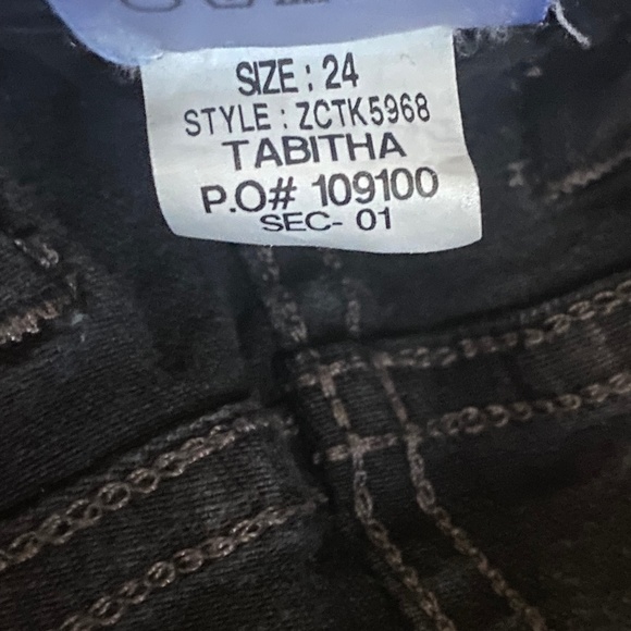 Joe's jeans skinny ankle Tabitha dark wash denim size 24 - Picture 14 of 15